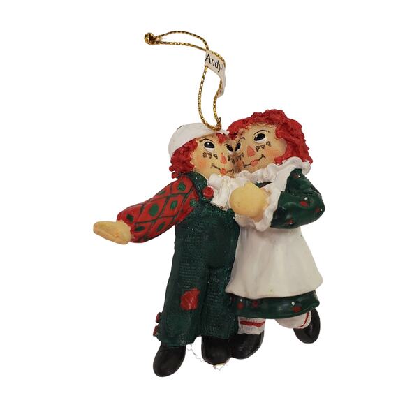 Vintage Raggedy Ann and Andy 1998 Christmas Ornament Vintage Christmas - Picture 14 of 14